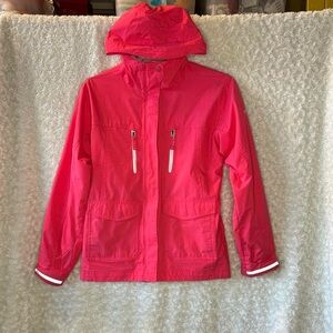 Columbia Sportwear Company Pink Interchange Windbreaker&Rain Jacket/Omni-Shield